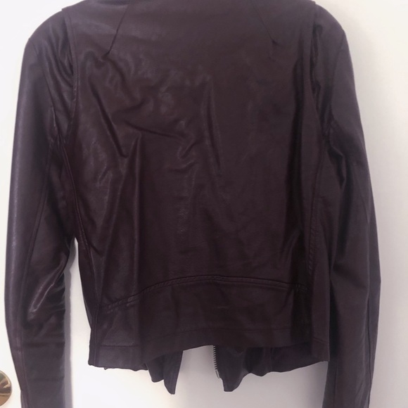 Olivaceous Faux Leather Jacket - Picture 4 of 4